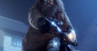 Hagrid sur sa moto volante dans ES/f